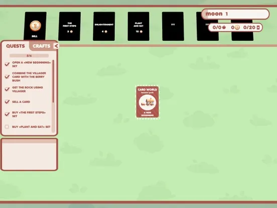Zrzuty ekranu CardWorld - craft&survive iPad 