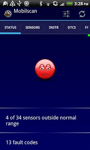 Tangkapan skrin Mobilscan - your OBD tool