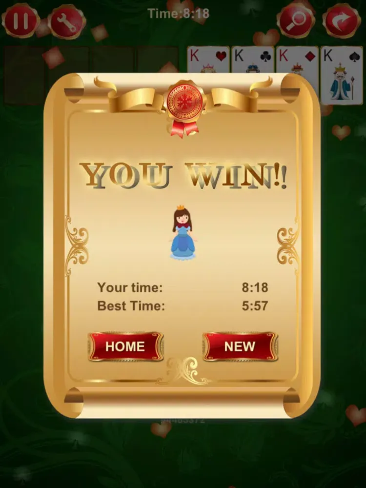 King's FreeCell iPad  Screenshots