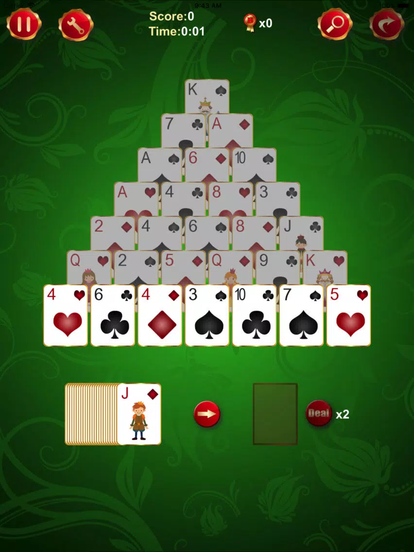 Скриншоты Pyramid Solitaire Go iPad 