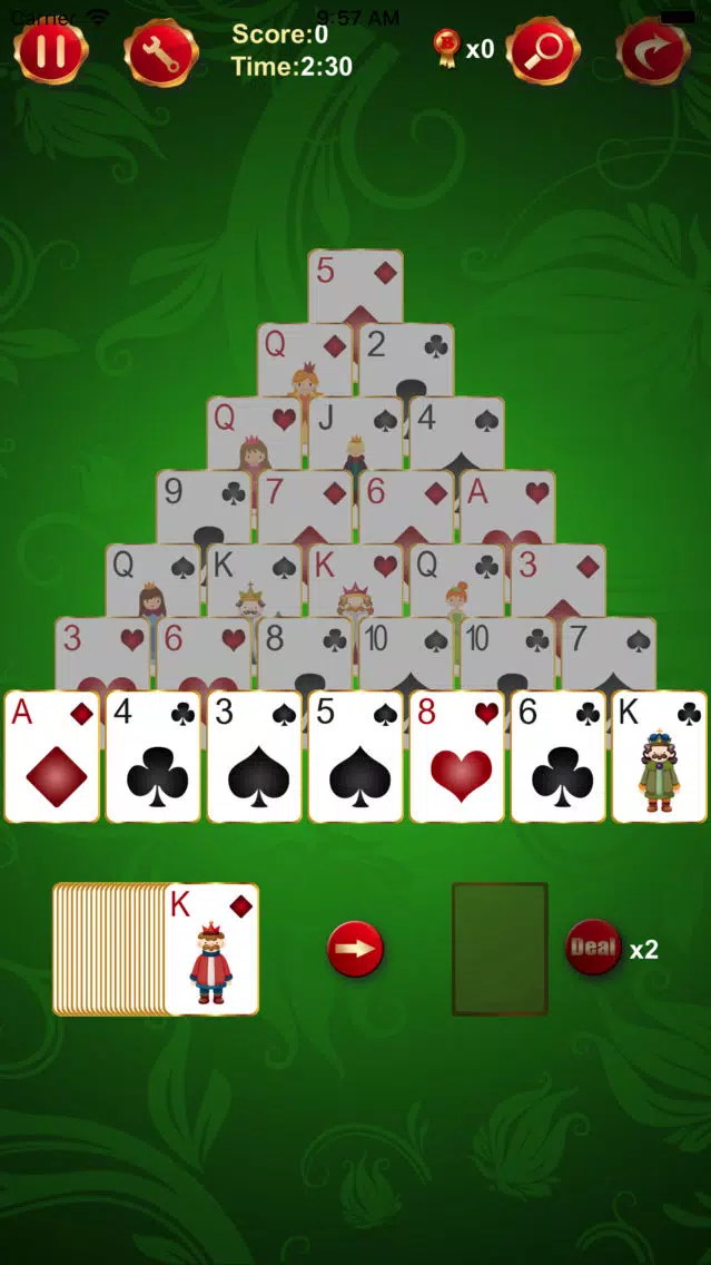 Скриншоты Pyramid Solitaire Go