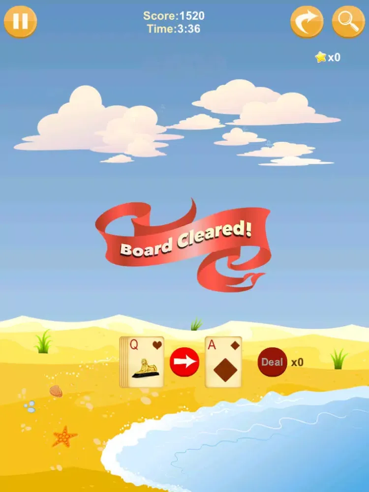 Screenshot di Pyramid Solitaire - A classical card game with new adventure mode iPad 