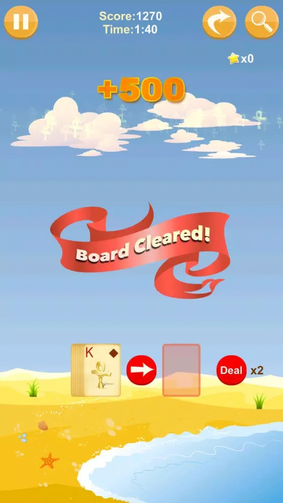 Screenshot di Pyramid Solitaire - A classical card game with new adventure mode