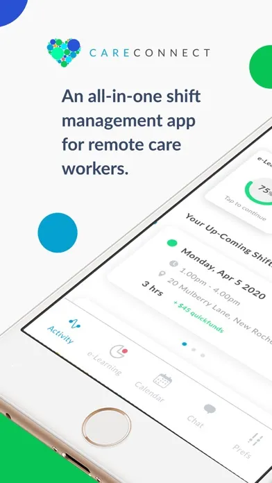 Zrzuty ekranu CareConnect for Caregivers