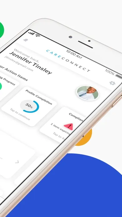 Zrzuty ekranu CareConnect for Caregivers