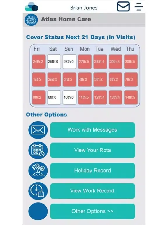 Care Control Pocket iPad  Screenshots