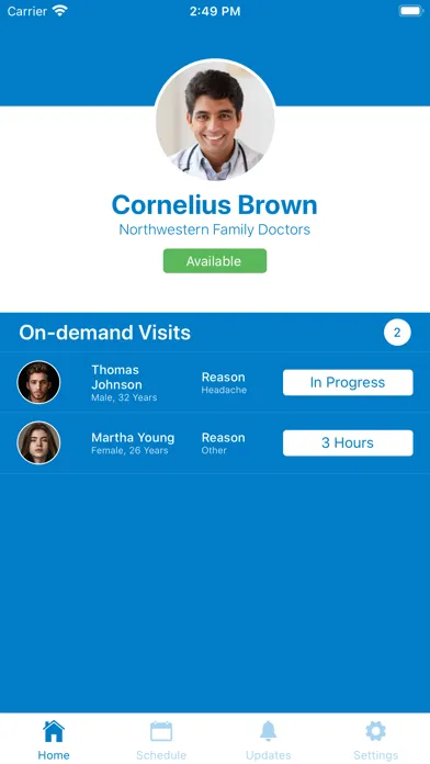 Care Convene Provider Screenshots