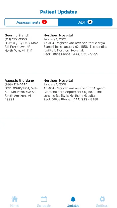 Care Convene Provider Screenshots