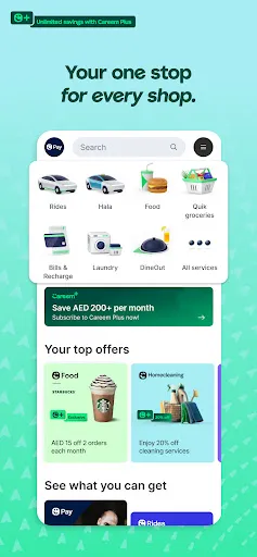 Careem – rides, food & more Screenshots