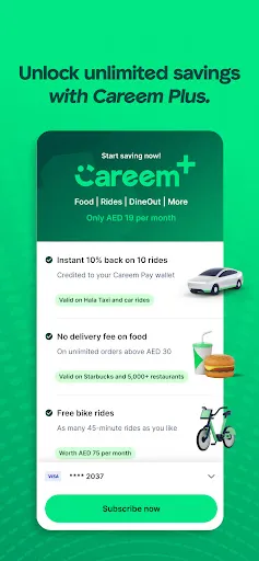 Careem – rides, food & more Screenshots