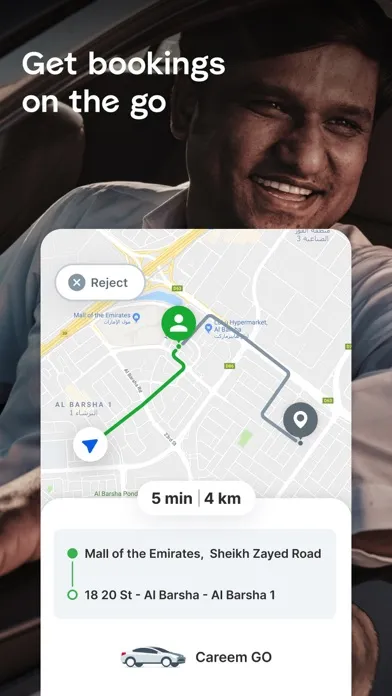 ภาพหน้าจอของ Careem Captain