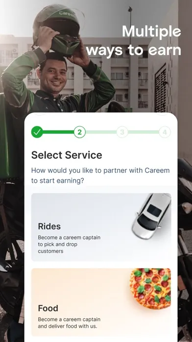 ภาพหน้าจอของ Careem Captain