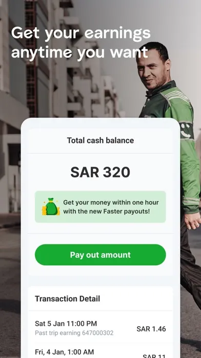 ภาพหน้าจอของ Careem Captain