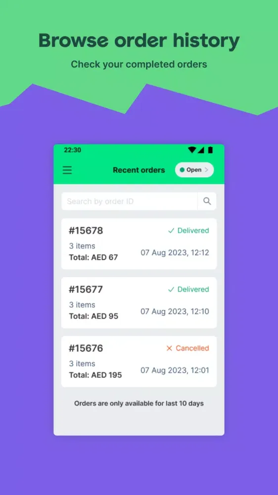 Careem Merchant Screenshots