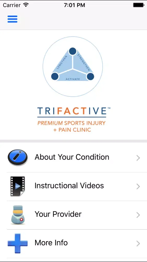 Screenshot di TriFACTive