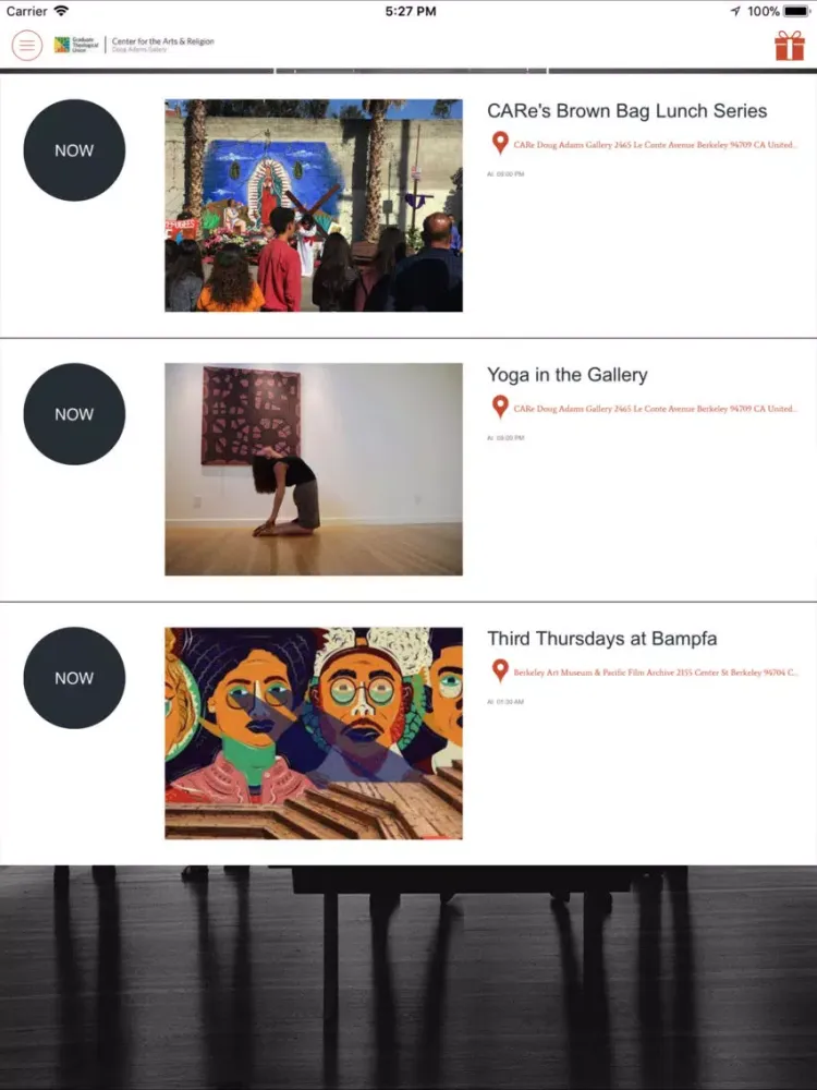 Capturas de tela do Doug Adams Gallery iPad 