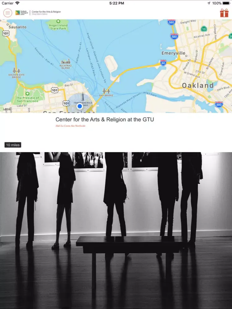 Capturas de tela do Doug Adams Gallery iPad 