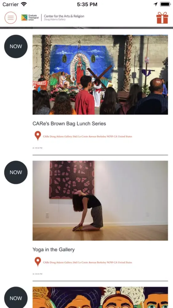 Capturas de tela do Doug Adams Gallery