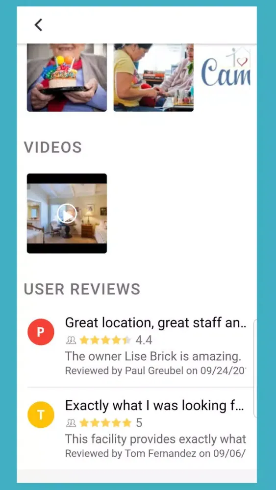 Care Homes Direct Screenshots