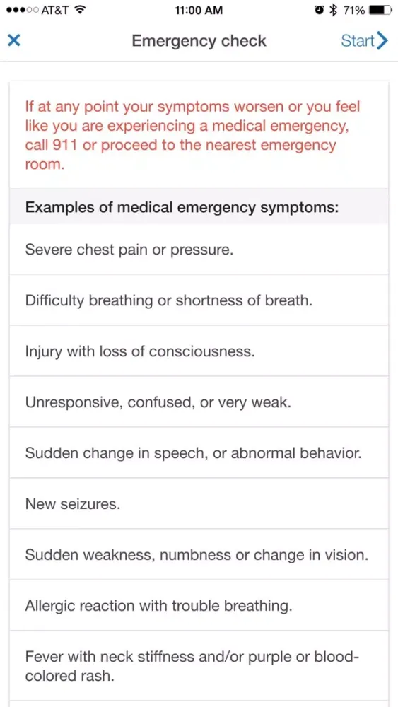 Zrzuty ekranu HSHS Medical Group Anytime Care