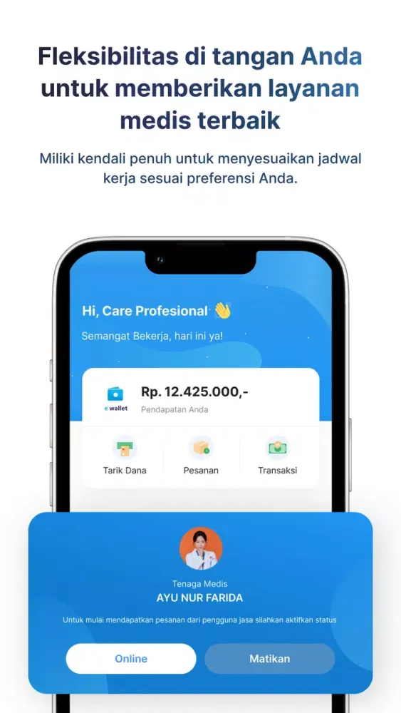 Скриншоты CarePro Partner