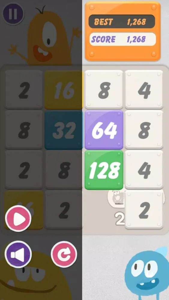 Captures d'écran de areA 2048