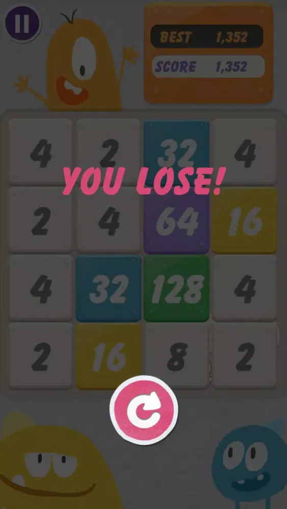 Captures d'écran de areA 2048
