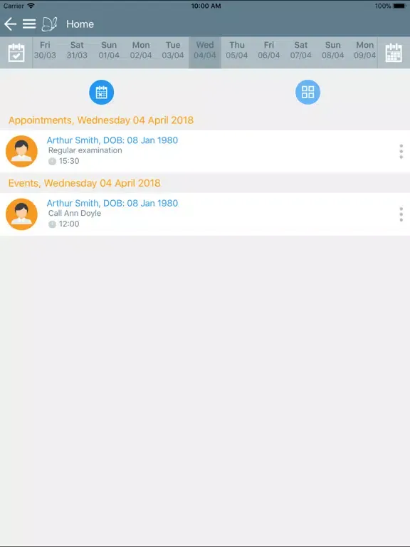 Скриншоты CareDirector MCO iPad 