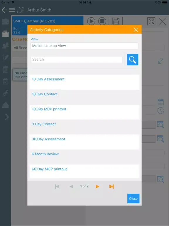 Скриншоты CareDirector MCO iPad 