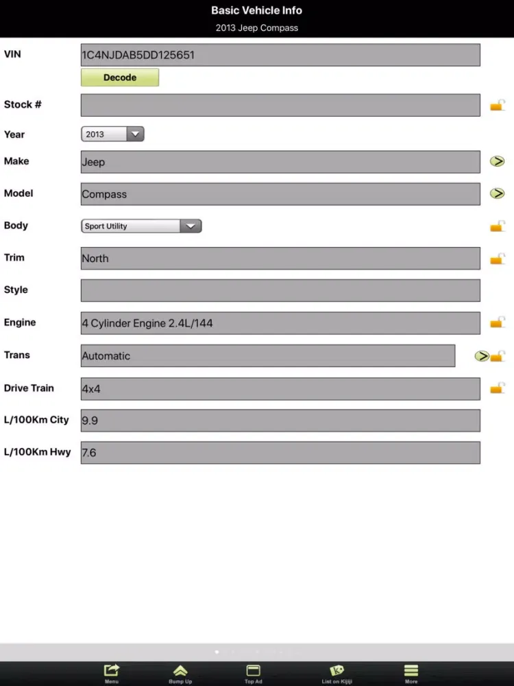 Kijiji Inventory Tool iPad 应用截图