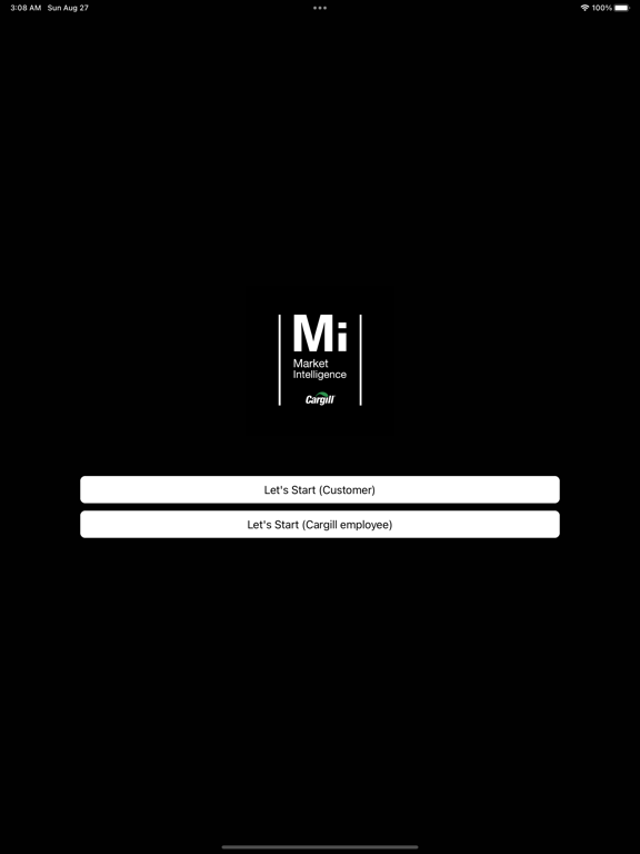 Market Intelligence App iPad  스크린샷