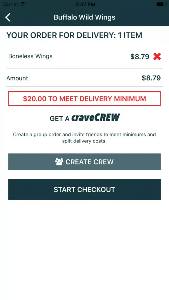 carGO Carryout Screenshots