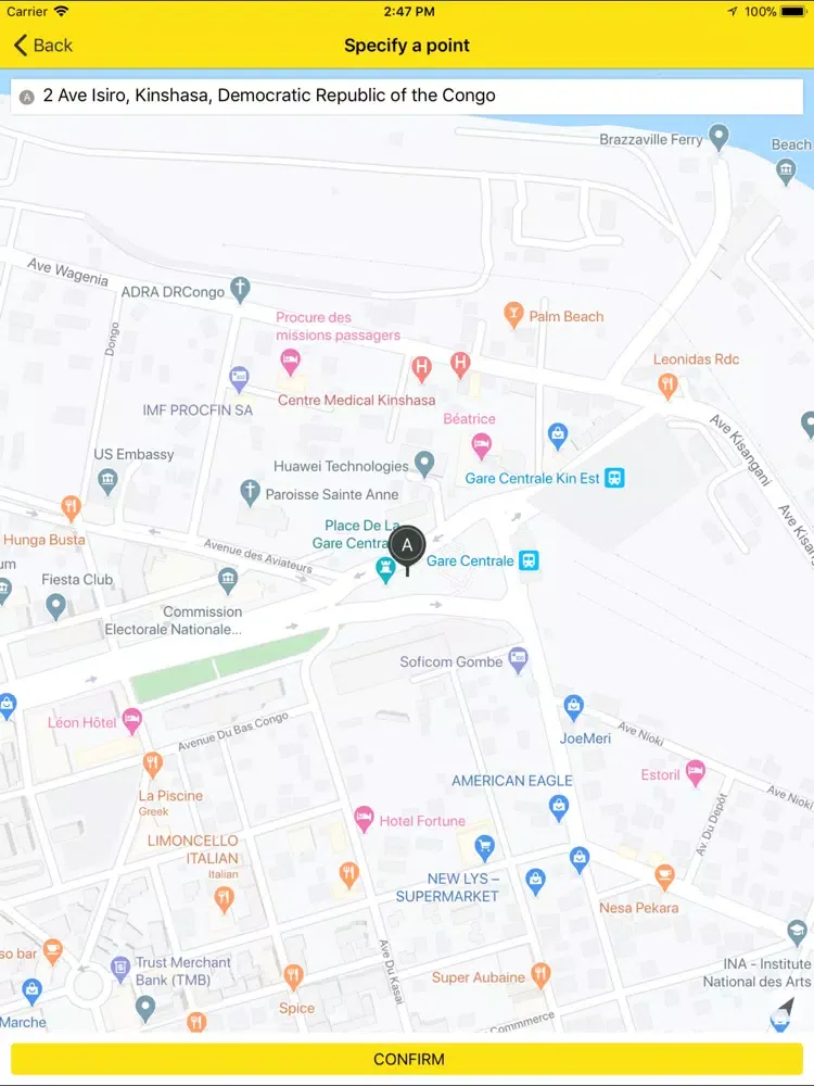 Taxomobile — Commande de taxi iPad  スクリーンショット
