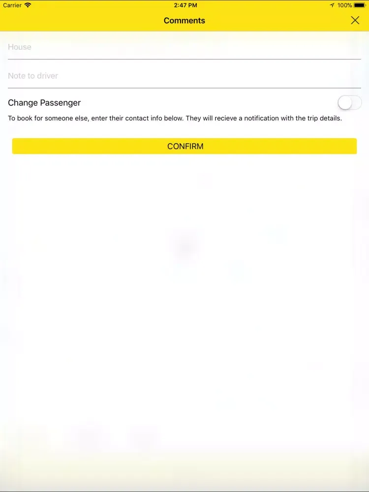 Taxomobile — Commande de taxi iPad  スクリーンショット