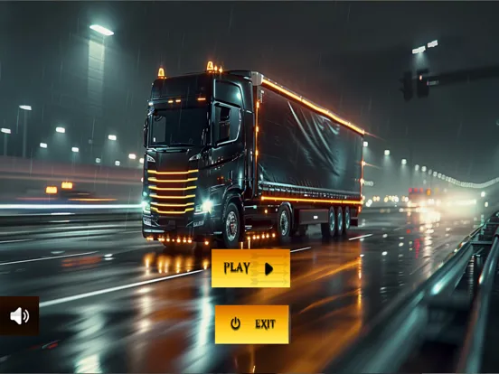 Cargo Truck drive simulation iPad  스크린샷