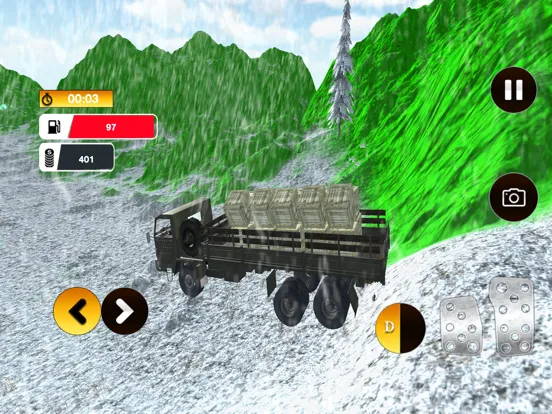 Cargo Truck drive simulation iPad  스크린샷