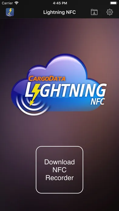 Tangkapan layar Lightning NFC