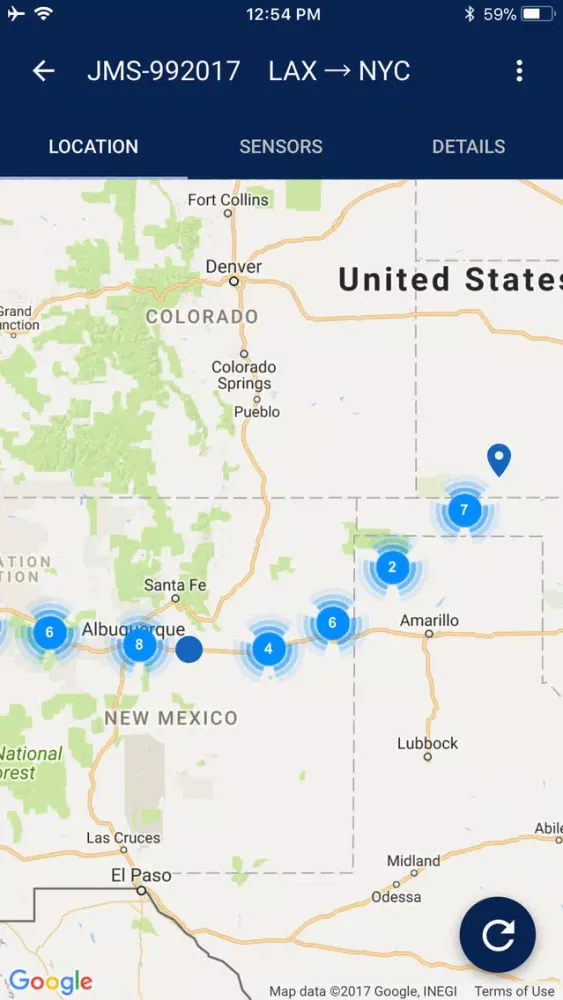 Capturas de tela do Cargo Signal