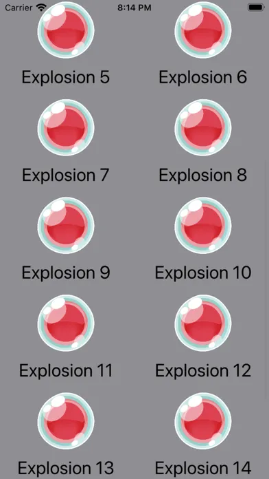 Tangkapan layar Ultimate Explosion Soundboard