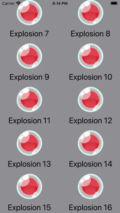 Tangkapan layar Ultimate Explosion Soundboard