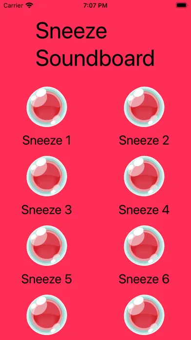 Ảnh chụp màn hình của Ultimate Sneeze Soundboard