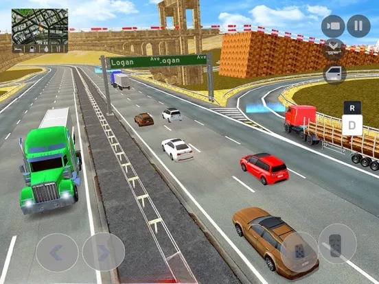Tangkapan layar Cargo Transport: Truck Driver iPad 