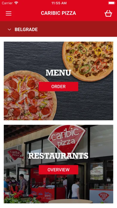 Tangkapan layar Caribic Pizza
