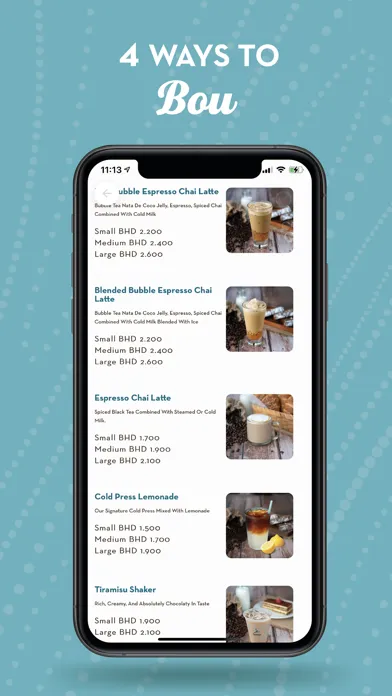 Tangkapan layar Caribou Coffee Bahrain