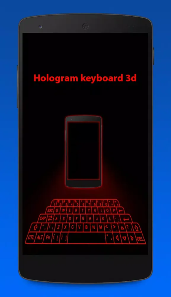 Captures d'écran de hologram keyboard
