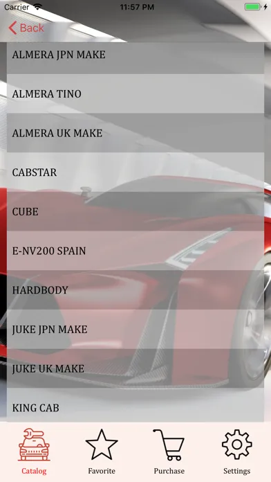 Screenshot di Car Parts for Nissan