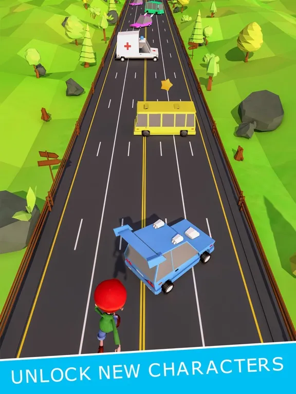 Rush Hour - Endless Car Jump iPad 应用截图