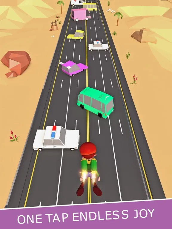 Rush Hour - Endless Car Jump iPad 应用截图