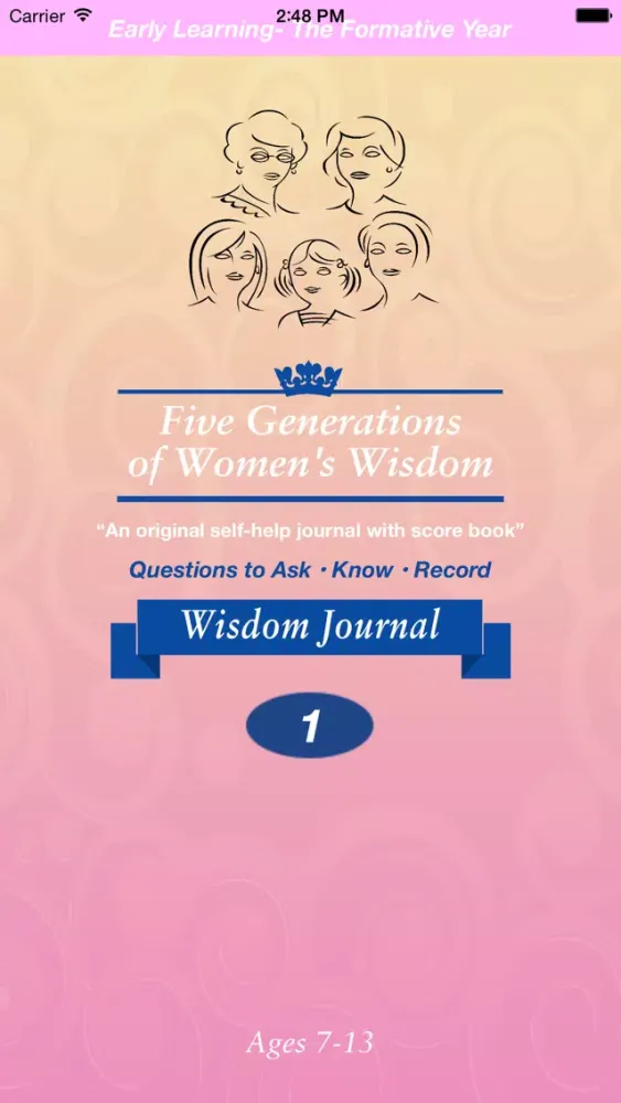 Journal Volume 1 (Ages 7-13) স্ক্রিনশট