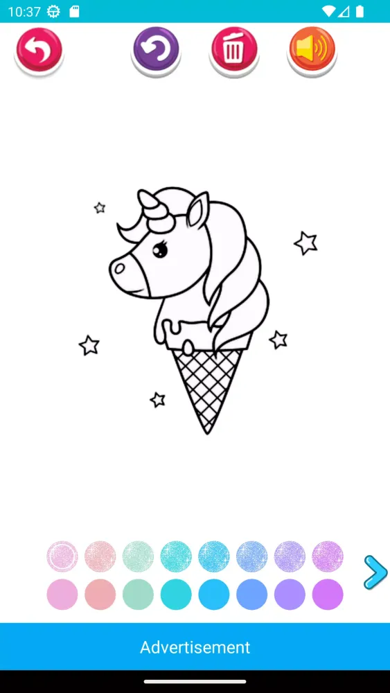 Ảnh chụp màn hình của coloring sweet ice cream boba